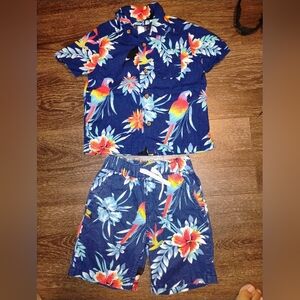 The Children's Place Tropical Floral Shirt